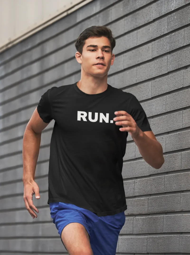 Men’s RUN. T-Shirt – Lightweight Workout & Fitness Shirt