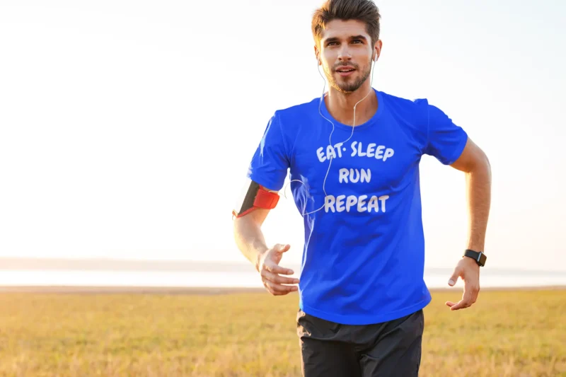 Eat. Sleep. Run. Repeat. T-Shirt For Runners Who Live the Lifestyle. - Image 6