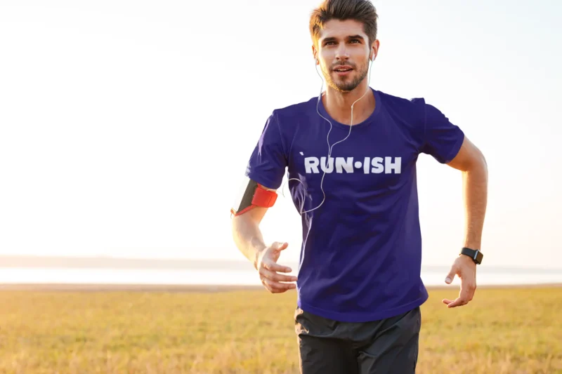 Men’s RUN•ISH Activewear T-Shirt Made for Running. Or Kind Of. - Image 7