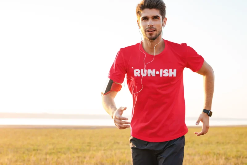 Men’s RUN•ISH Activewear T-Shirt Made for Running. Or Kind Of. - Image 4