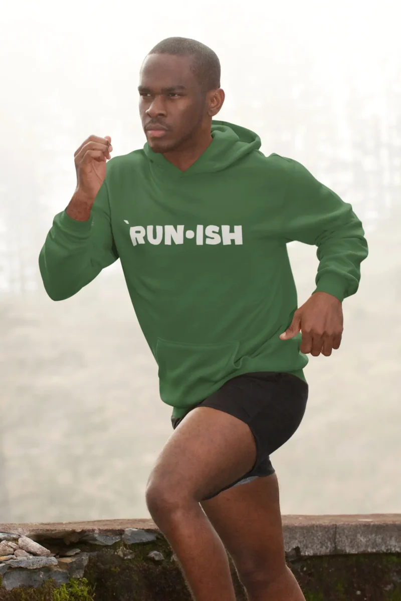 RUN•ISH Men’s Pullover Hoodie For the Guy Who Runs… Sorta. - Image 7