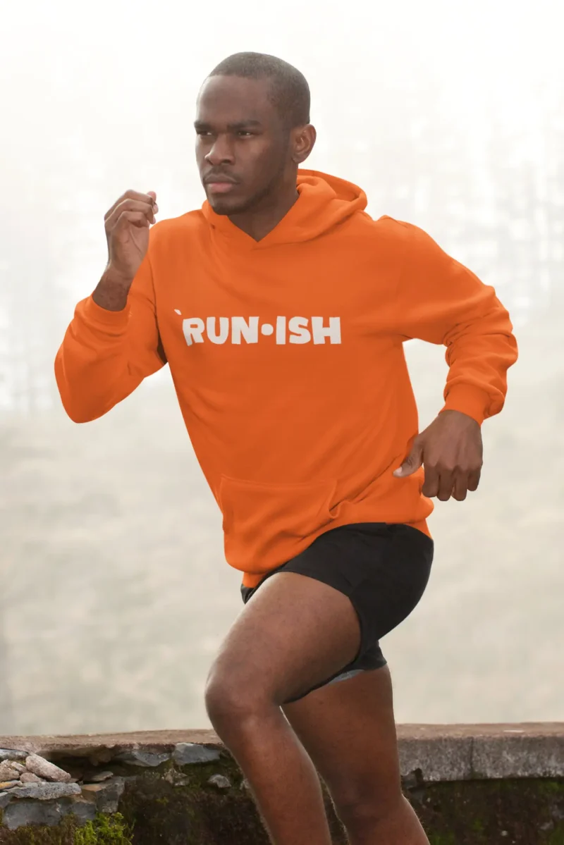 RUN•ISH Men’s Pullover Hoodie For the Guy Who Runs… Sorta. - Image 6