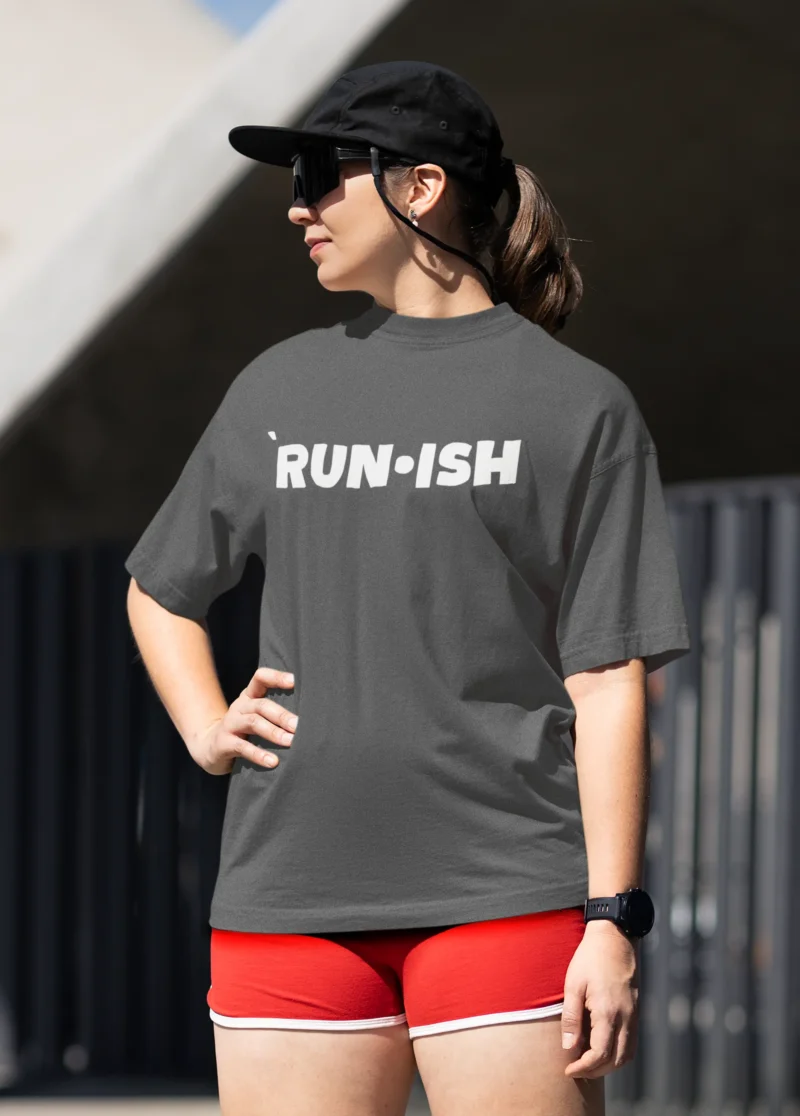 RUN•ISH Oversized Tee – For Runners (Kind of) Athletic Vibes with a Chill Twist. - Image 9